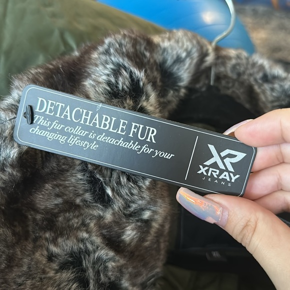 Olive, brand new, never worn jacket from Xray Jeans. UNISEX - Picture 5 of 5